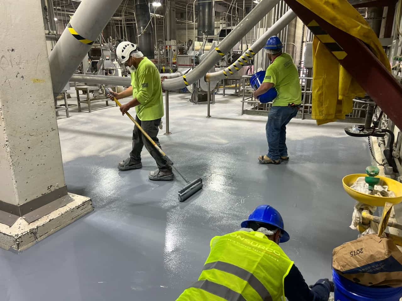 commercial concrete repair example of concrete restoration